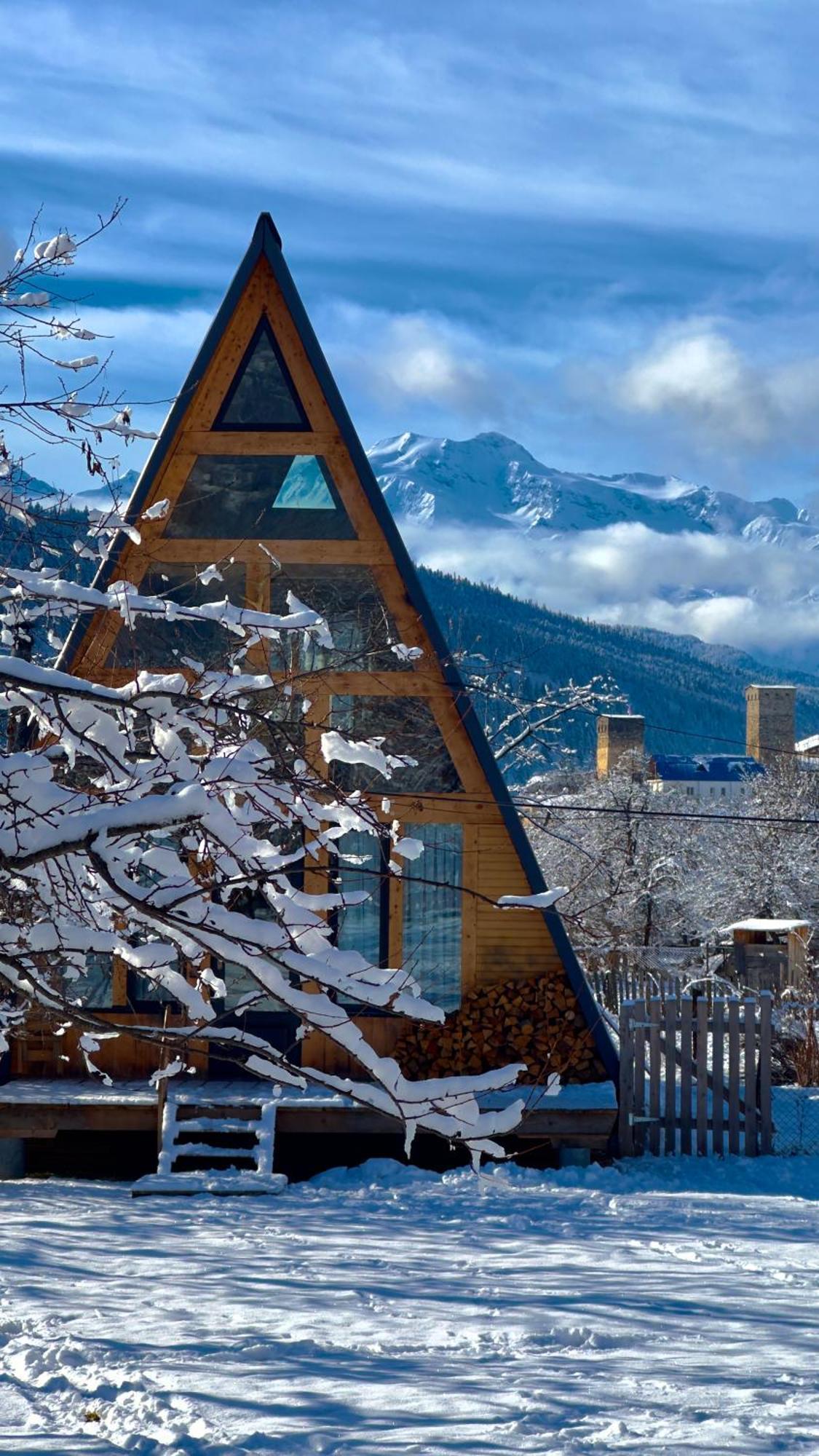 A-Frame Местия Экстерьер фото