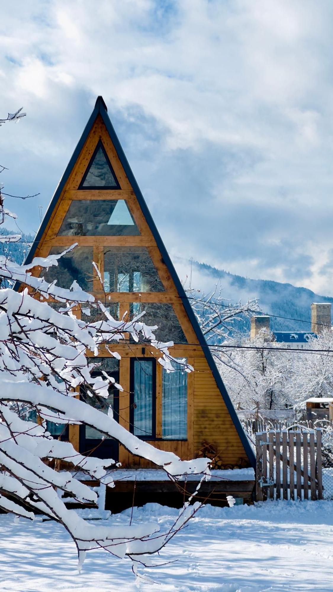 A-Frame Местия Экстерьер фото